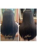 髪質改善ヘアエステストレート