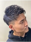 ツーブロ　ショート　理容室　五反田