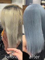 いろあそび 八王子 くすみ水色