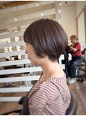 【山本智文】大人女性丸みショートカット