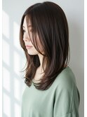 30代40代50代内巻きミディアムレイヤー髪質改善酸性ストレート