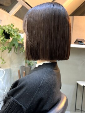 ロンド 表参道店(Lond) 髪質改善縮毛矯正レイヤーカット顔周り前髪韓国ミニウルフ