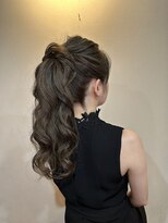 プランツヘアー 高宮店(Plants hair)&nbsp;目を惹くポニーテール　南区 高宮 平尾 薬院 大橋