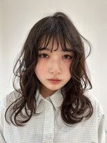 ロンド パルティール 大宮(Lond partir)&nbsp;くびれヘア/アプリコットオレンジ/韓国/ブリーチ/レイヤー/大宮