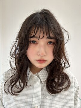 ロンド パルティール 大宮(Lond partir) くびれヘア/アプリコットオレンジ/韓国/ブリーチ/レイヤー/大宮