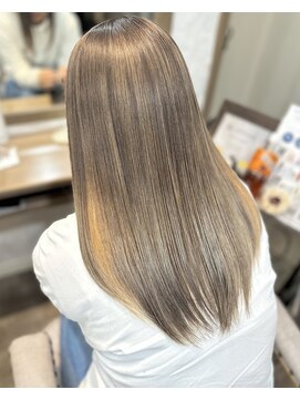 ラウラアンドロー(LAURA&RO) ミルクティーベージュダブルカラーインナーカラーケアブリーチ