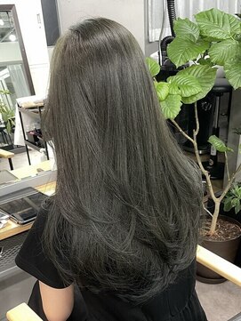 ノート(note) ☆透明感オリーブグレージュ髪質改善レイヤーカットブリーチなし