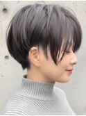 ハンサムショート×アシンメトリー×ダークアッシュ