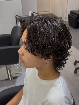 ビカムメンズヘアー 栄店(become men's hair) 大人の色気メンズウルフ/サーフカール