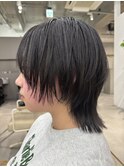 ウルフカット×顔まわりレイヤー