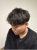 ニアウ 伊勢崎連取店(Niau)&nbsp;MEN’S HAIR/サーフカール/刈り上げセンターパート/伊勢崎