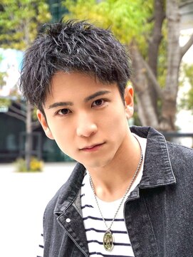 AI TOKYO+Sea MEN'S横浜 MEN'Sパーマ/MEN'Sカット【アイトーキョープラスシーメンズ】 横浜/アップバング/スパイキーショート