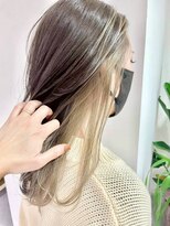 エイチエムヘアーホーム 池袋2号店(H M hair home) インナーカラー×ミルクティーベージュ