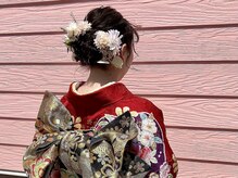 ルミ美容室の雰囲気（冠婚葬祭ヘアセット、お着付け、ヘアアレンジ承っております。）