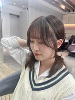 ロンドシエル 横浜(Lond ciel) ミディアムレイヤーカット/髪質改善/韓国/黒髪/小顔/前髪/横浜