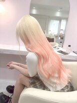 メル 表参道(Mel) ブロンド×コーラルピンク