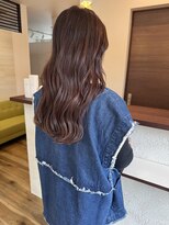 ハノン(Hanon)&nbsp;ラベンダーブラウン×ウェーブヘア