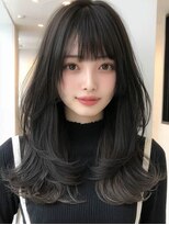 ロッソ 大橋店(Rosso) 黒髪の丸みくびれセミロング【大橋】