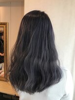 セシルヘアー 博多駅前店(Cecil hair)&nbsp;黒髪ロング/大人ブルーブラックカラー/髪質改善