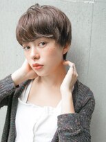 ルティア(Lutia) マニッシュショート 重めバング アッシュブラウン☆
