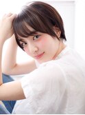 大人気耳掛けショート★頭の形が綺麗に見える