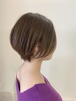 リブ(Lib)&nbsp;【Lib】前下がりボブ　グレイジュカラー