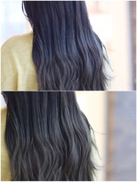 ヘアースイッチ(HAIR SWITCH)&nbsp;ロングヘアにカーキ色の冬カラー☆