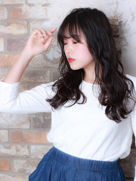 ビーピージェイズ 宇城店(BPJ'S) 重めルーズ×大人カジュアル×くせ毛風ロング