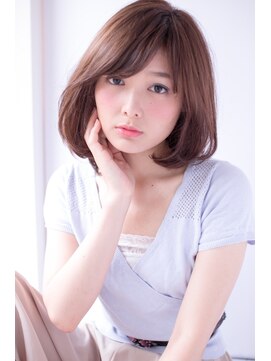 ヘアーアンドファッションシオミエイチ (hair＆fashion shiomi H) 【shiomi H】大人かわいいナチュラルボブ
