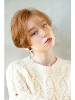 ケアリー 武蔵小杉(Carelly)&nbsp;フェザーバングカーキグレージュ大人かわいいマッシュショート