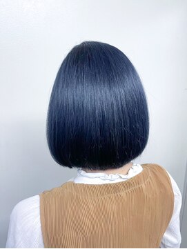 パレット 高崎店(Palette) ワンブリーチで作る！ネイビーブルー