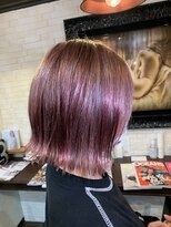 ボアップ 松山店(boappu)&nbsp;#切りっぱなしボブ#ピンクカラー