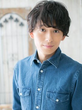 グルーミングサロン バーバー キャッスル 北浦和西口(Grooming salon Barber Castle) くせ毛ランダムパーマモテ髪ウェットヘアP