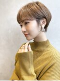 小顔補正立体カットショートボブショコラアッシュ20代30代40代