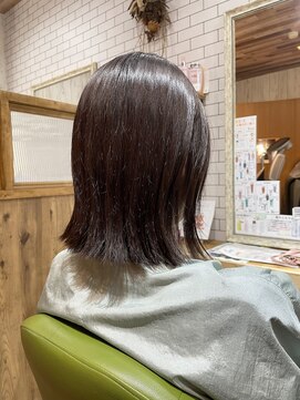 ディープラス(D PLUS) シンプル外ハネボブ