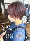 白髪ぼかし　白髪いかし　バレイヤージュ　グレイカラー　ガルボ