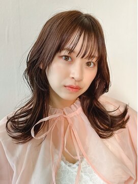 ジョエミバイアンアミ(joemi by Un ami) ★イメチェン小顔似合わせカット斜めバンググレージュカラー