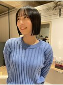 ボブ 切りっぱなしボブ ミニボブ 【IBU】