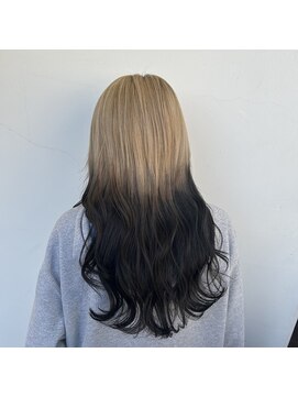 サロンドミルク 溝の口店(salon de MiLK) 逆グラデーションカラー