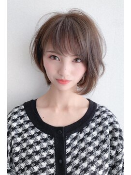 ヘアーズベリー 八戸ノ里店(hairs BERRY) ★BERRY美髪切りっぱなしボブタンバルモリシフォンベージュ艶髪