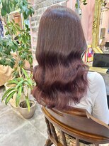 ヤード 藤沢(YARD)&nbsp;ブリーチ無しピンク×艶カラー【藤沢駅/藤沢】