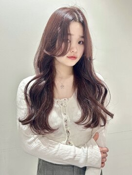 ゼストララ(ZEST Lara) ブリーチなしピンク×韓国ゆる巻ヘア【吉祥寺】