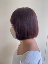 カシェ リタ ヘアー(CACHE'&RITA HAIR)&nbsp;ピンクブラウン○ボブ○顔まわりカット