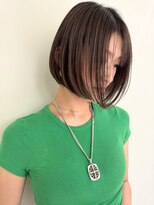 ネイロ バイ ジルブラン 葛西(NeiRo by JIL BLAN)&nbsp;ハイライト白髪ぼかしダブルカラーインナーカラーショートボブ