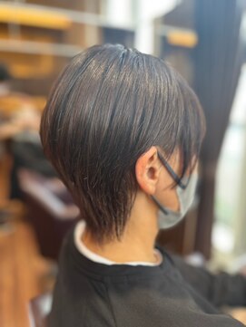 プランタン ラヴィ(printemps LaVie) 小顔フェイスレイヤー立体感ハンサムショート30代40代50代