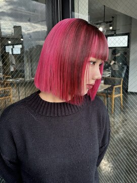 ザ オーダー(THE ORDER) ネオンピンク×セクションチェリーレッド