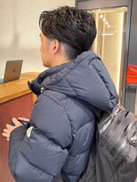 アトリエ(atelier.)&nbsp;ツーブロック　マッシュショート　黒髪　刈り上げ　爽やか　束感