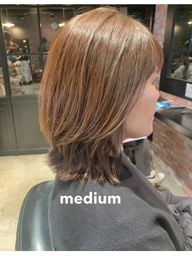 オーガニック アトリエ 大宮(organic+atelier) ことりベージュミルクティーベージュシースルーカラー大人可愛い