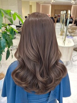 ミズチャーム(Ms.CHARM) 【高瀬陽介】マロンベージュ×韓国巻き