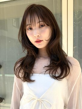 トレス(TRESS) レイヤーカット/顔まわりレイヤー/ブリーチなしダブルカラー